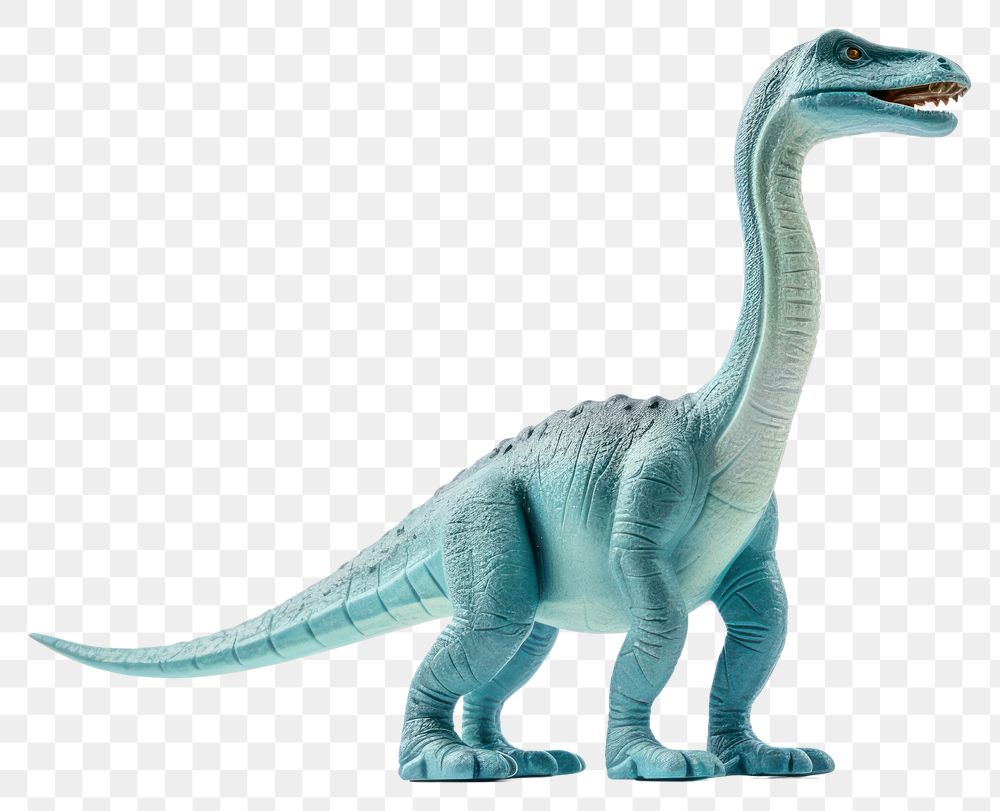 PNG  Diplodocus dinosaur toy reptile animal white background. 