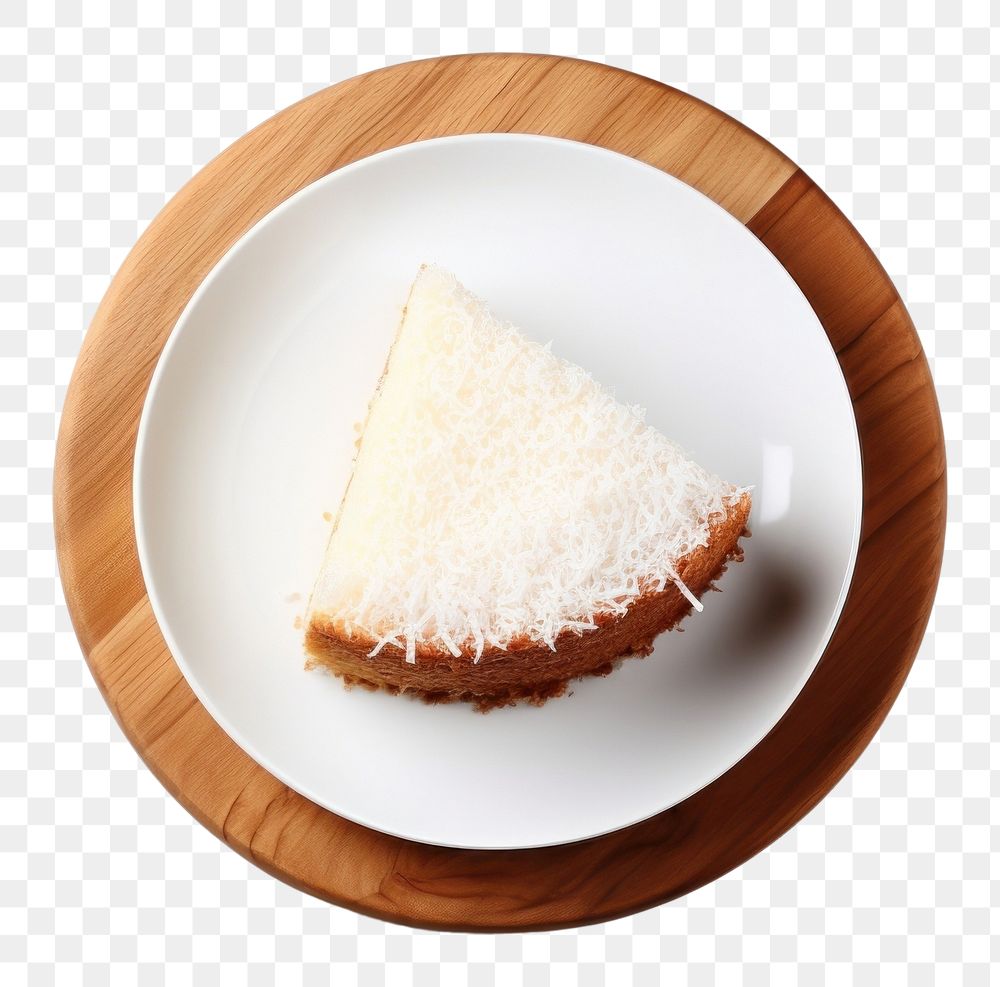 PNG Cake plate cheesecake dessert. AI generated Image by rawpixel.
