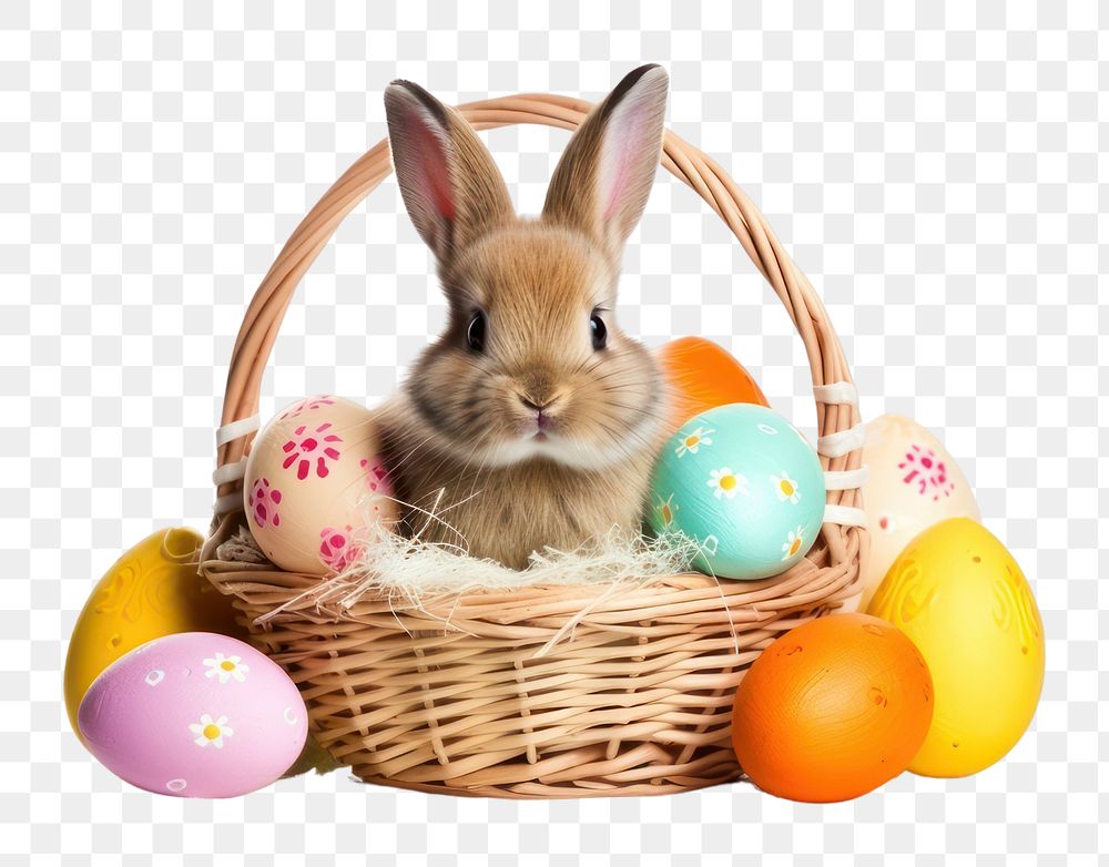 PNG Easter basket egg animal