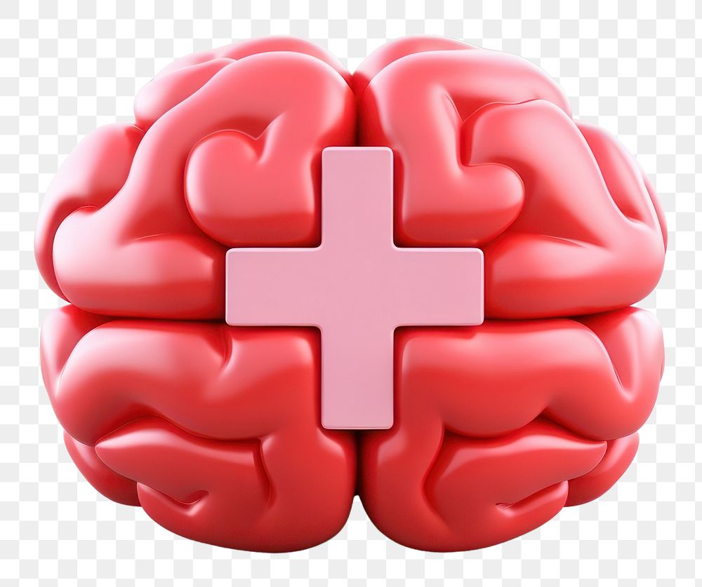 PNG  Brain symbol medicine hospital. AI generated Image by rawpixel.