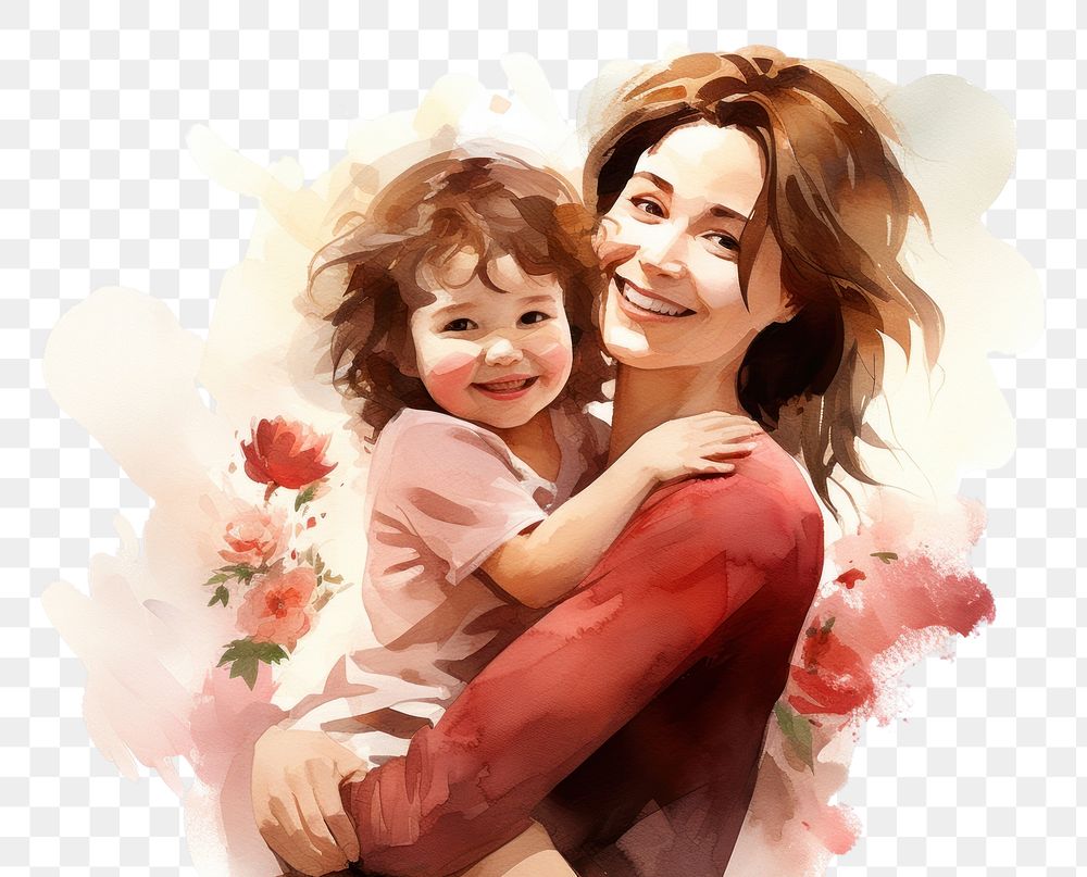 PNG Mother portrait smiling adult. AI generated Image by rawpixel.
