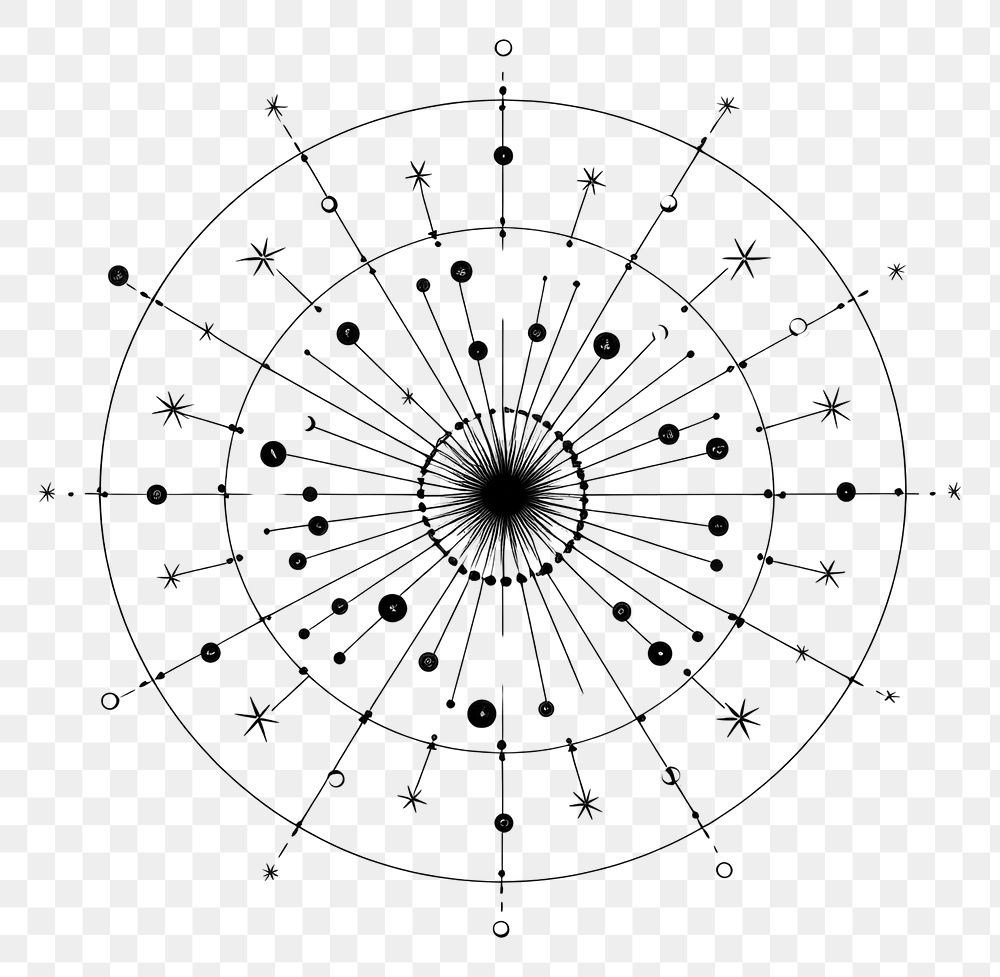 PNG  Astrology backgrounds diagram line
