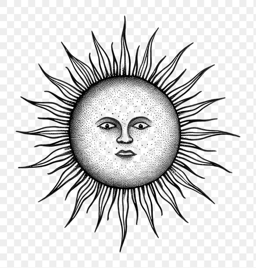 PNG Sun drawing sketch illustrated. | Free PNG - rawpixel