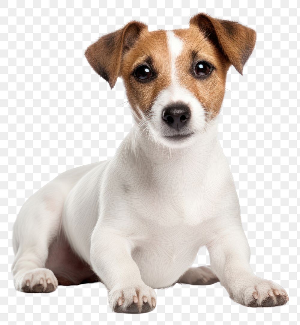 PNG  Jack Russell terrier dog mammal animal. AI generated Image by rawpixel.