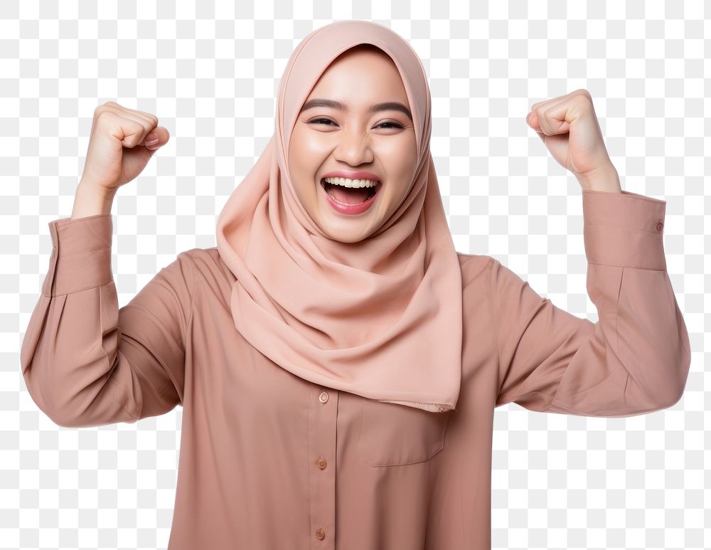 PNG Indonesian cheerful laughing smiling. AI generated Image by rawpixel.