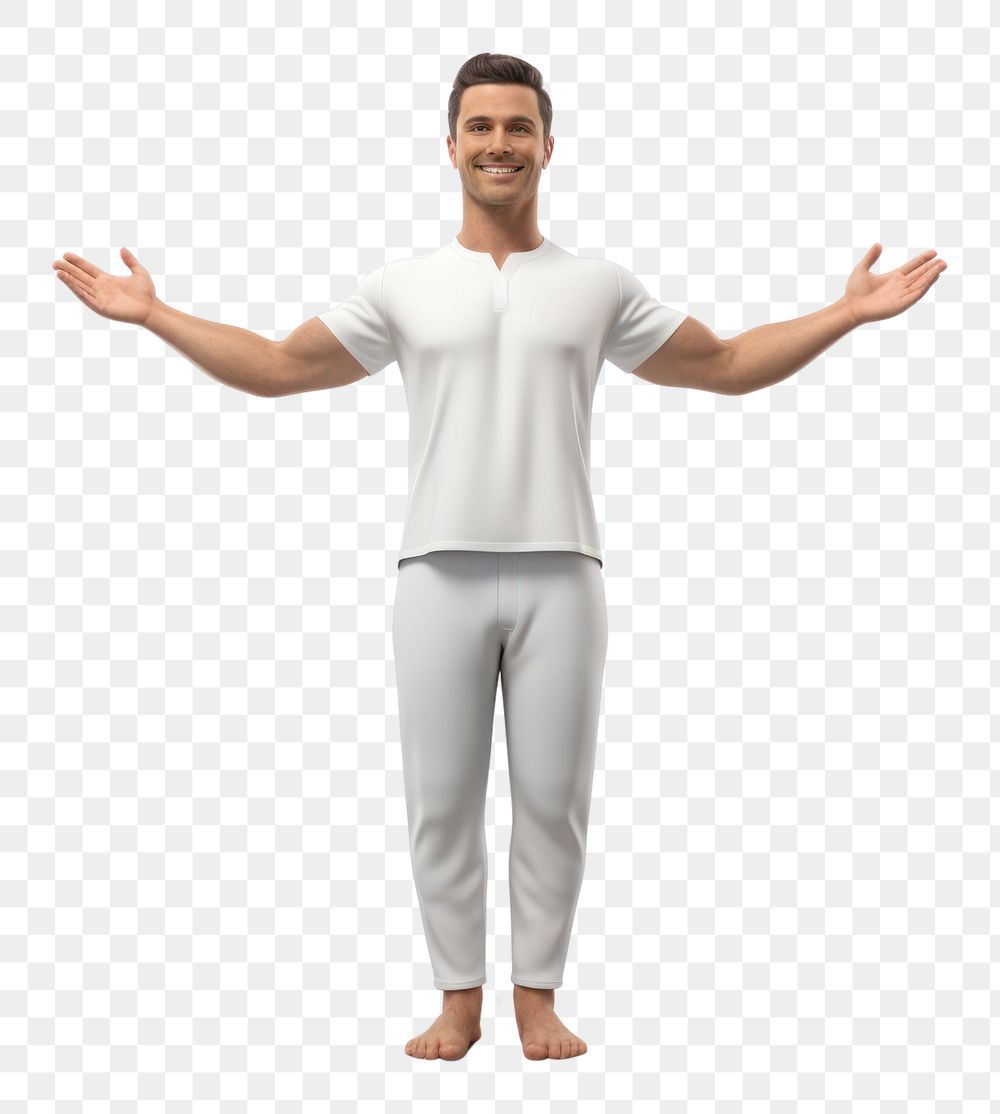 PNG 3D character standing sports person. AI generated Image by rawpixel.