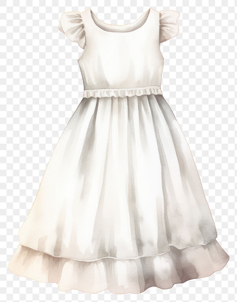 PNG Vintage Classic Dresses dress white celebration. AI generated Image by rawpixel.