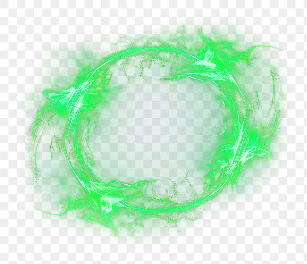 PNG Green fire light night black background. AI generated Image by rawpixel.