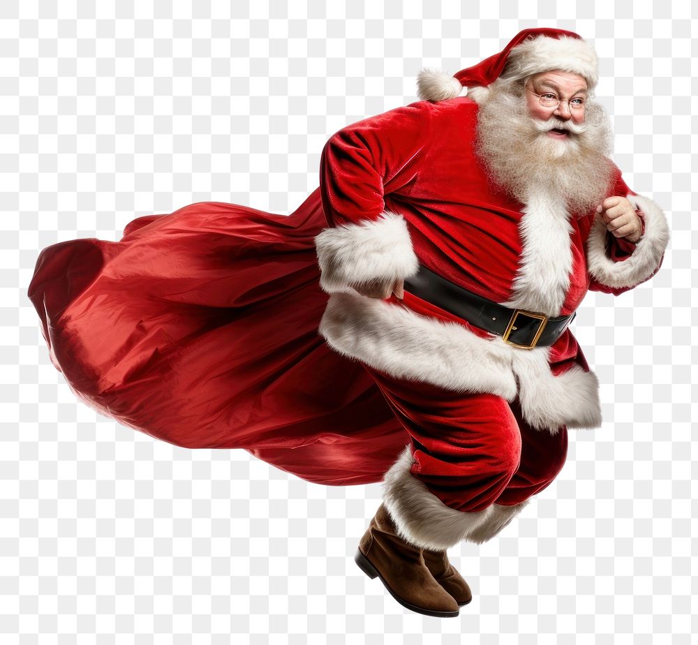 PNG Santa christmas adult red. AI generated Image by rawpixel.