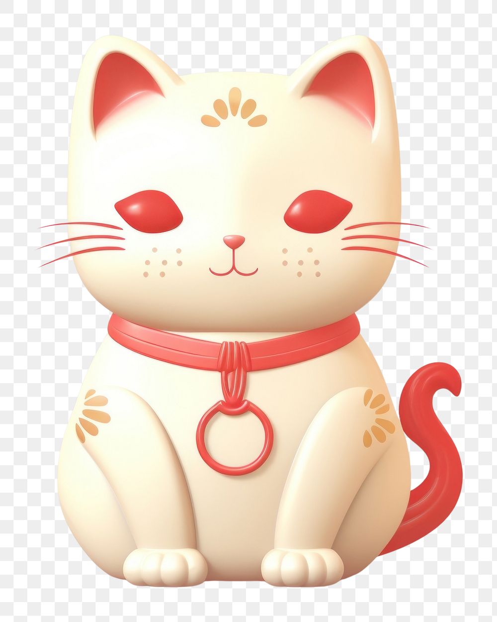 PNG Japanese lucky cat animal mammal pet. AI generated Image by rawpixel.