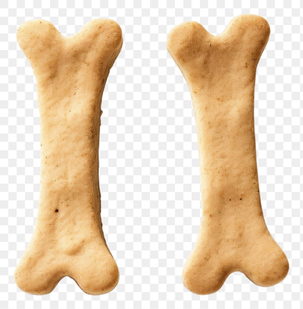 PNG  Bone-shaped biscuit dog snacks cookie food white background. AI generated Image by rawpixel.