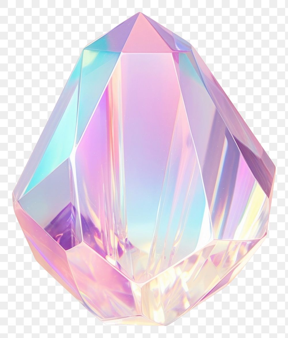 PNG Crystal gemstone jewelry shape. 