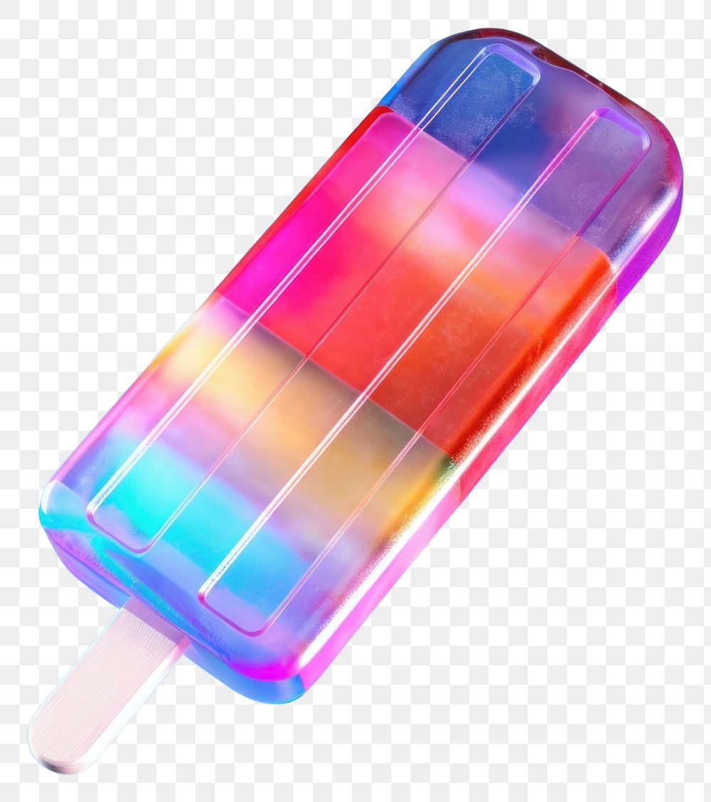 PNG Ice pop lollipop dessert glowing. AI generated Image by rawpixel.