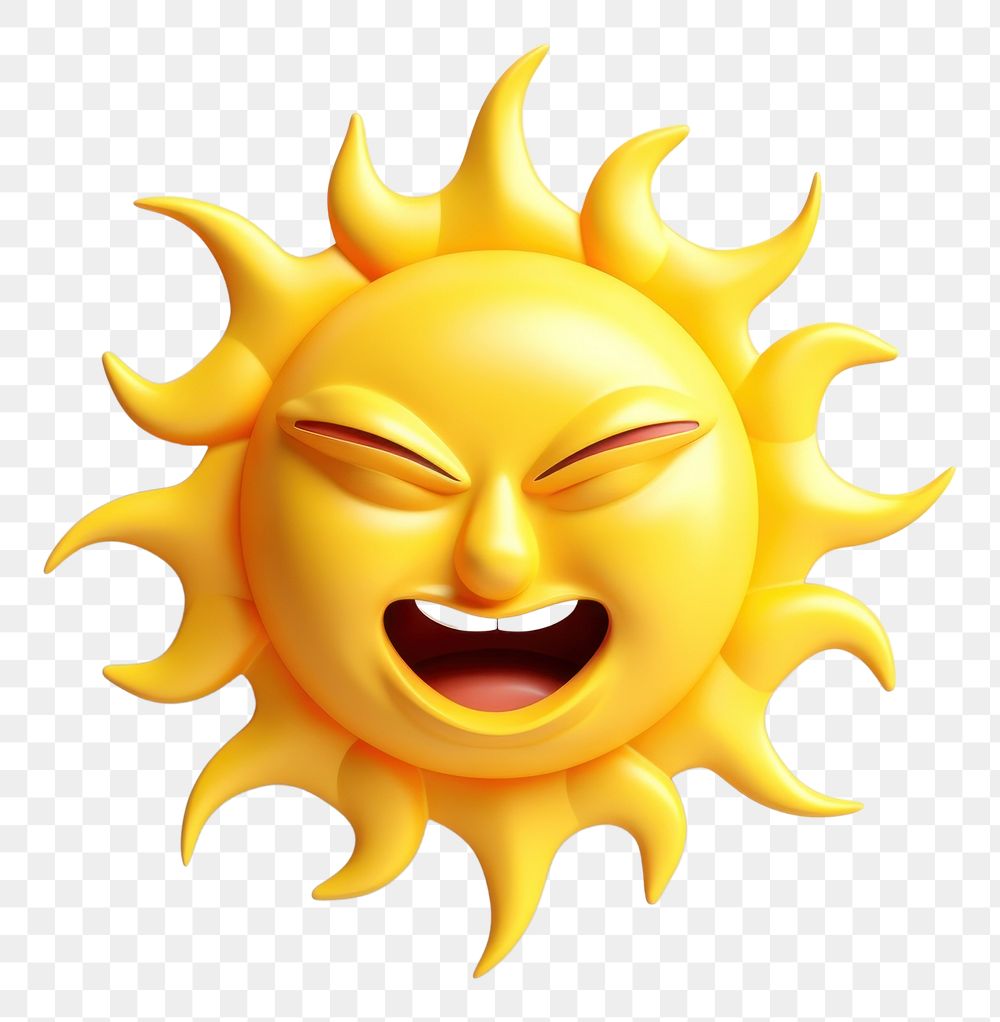 PNG Yellow sun face cartoon | Premium PNG - rawpixel