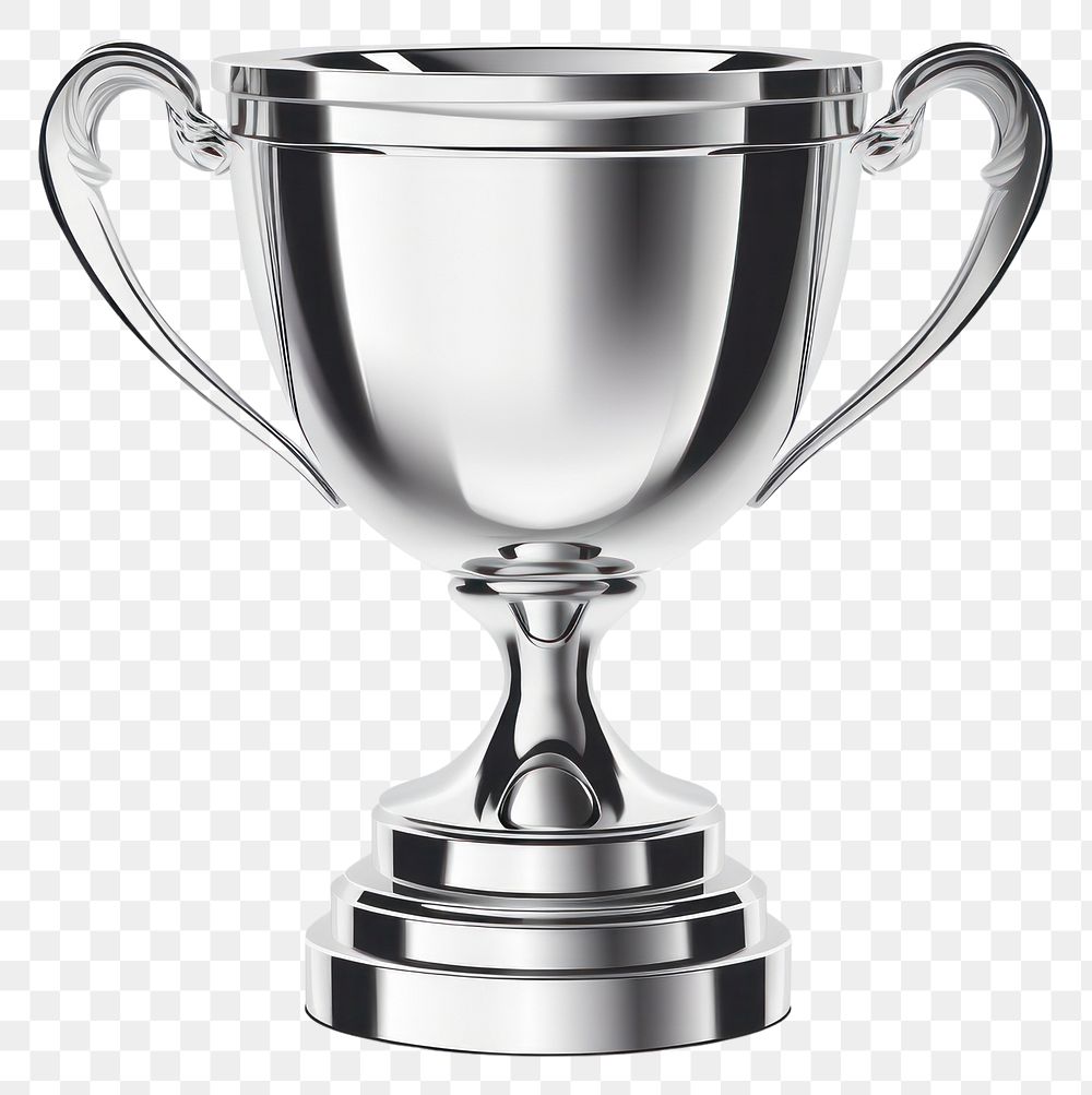 PNG  A trophy cup white background achievement refreshment. AI generated Image by rawpixel.