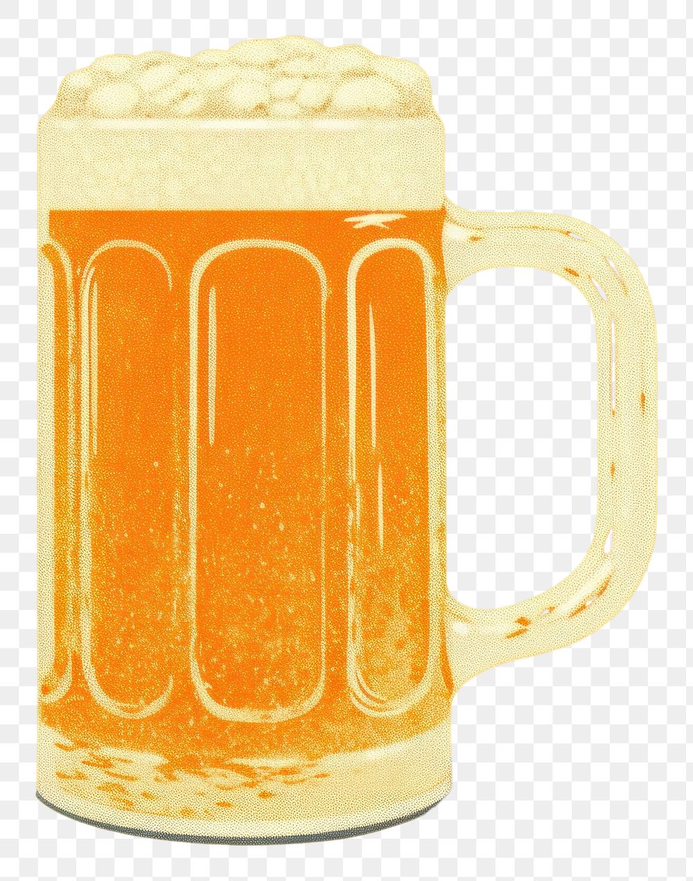 PNG Beer mug drink lager glass. AI generated Image by rawpixel.