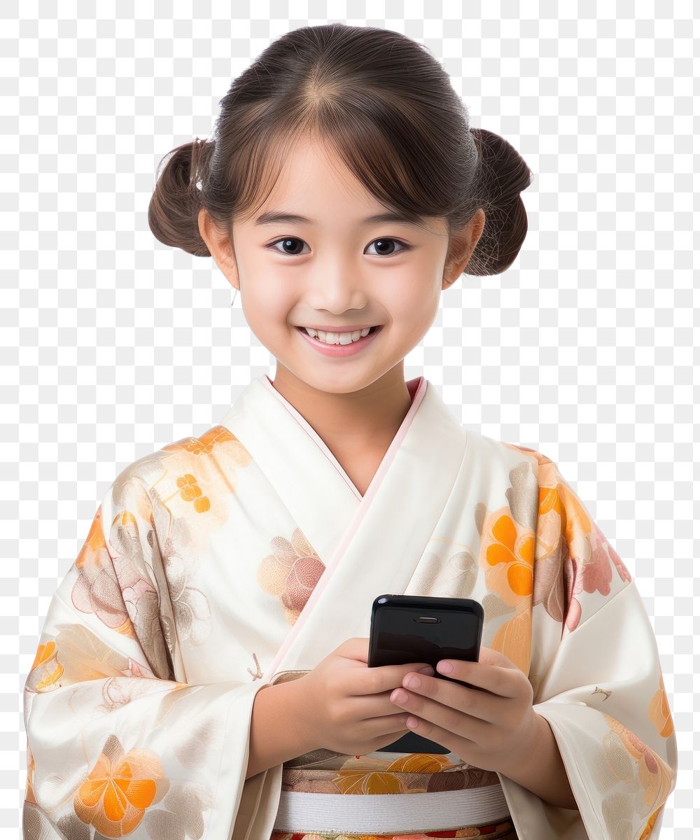 PNG Japanese girl a happy and smiling Face kimono adult photo. AI generated Image by rawpixel.