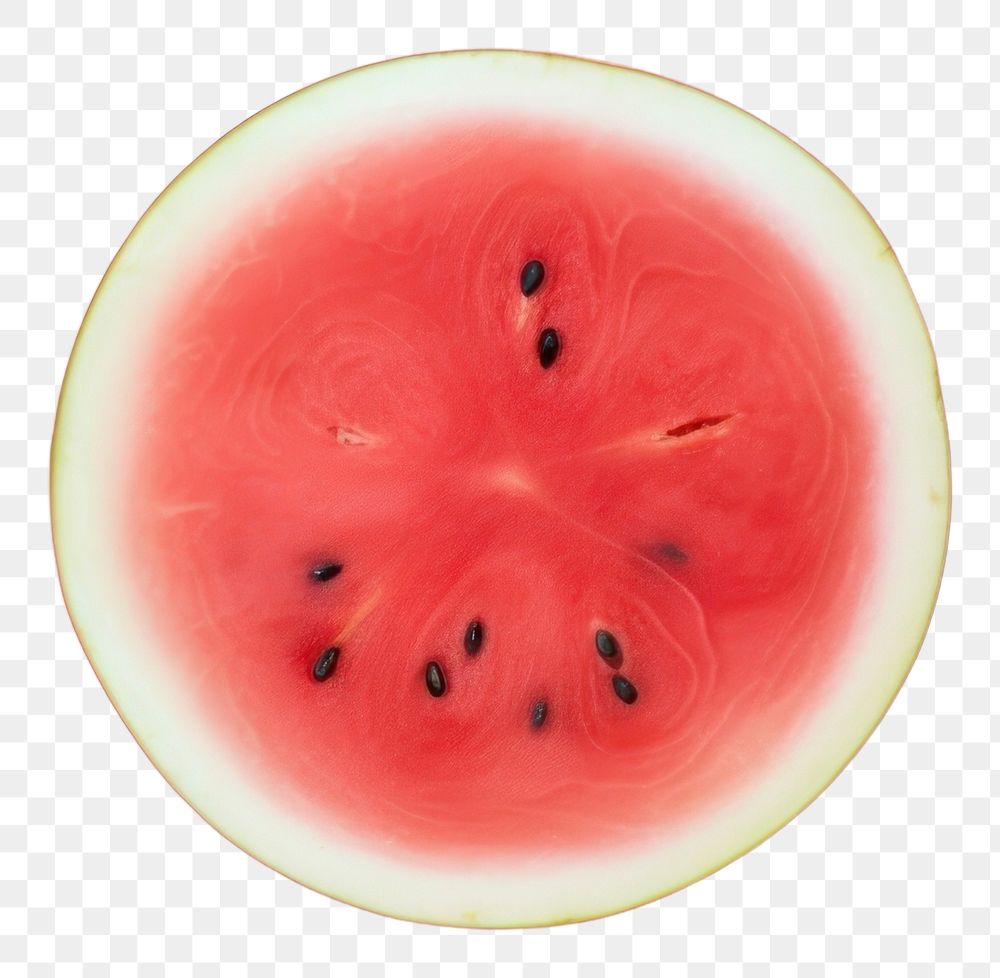 PNG  Slice watermelon fruit plant food. AI generated Image by rawpixel.