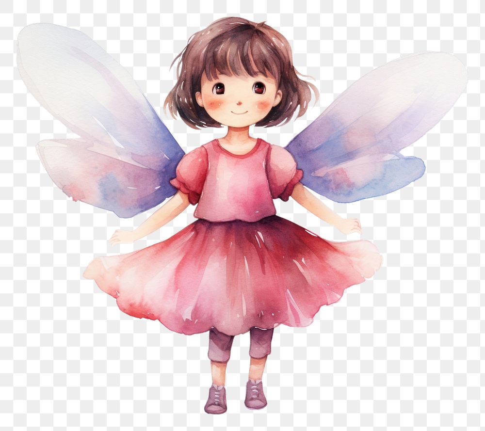 PNG  Representation fairy cute doll. AI generated Image by rawpixel.