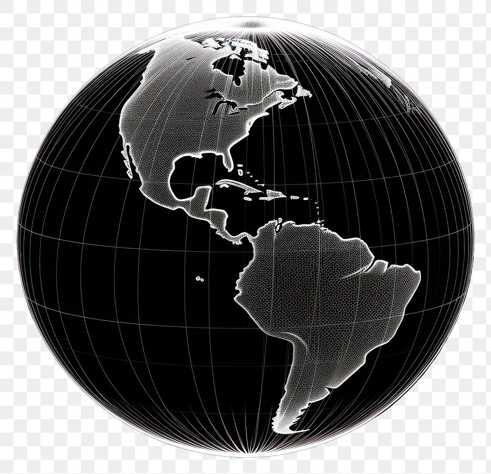 PNG  Globe sphere planet space. AI generated Image by rawpixel.