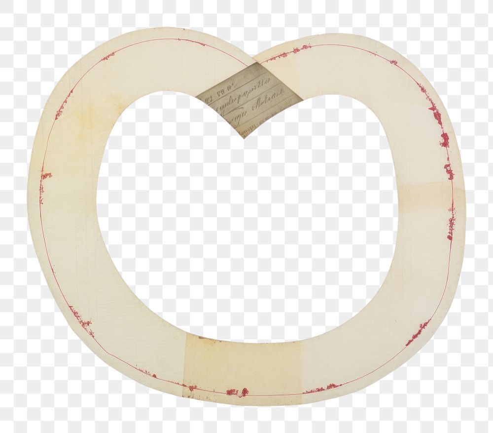 PNG A heart white background rectangle lifebuoy. AI generated Image by rawpixel.