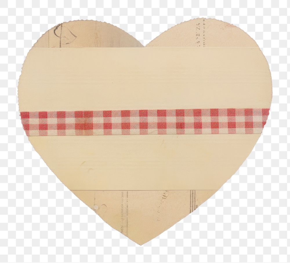PNG A heart white background rectangle striped