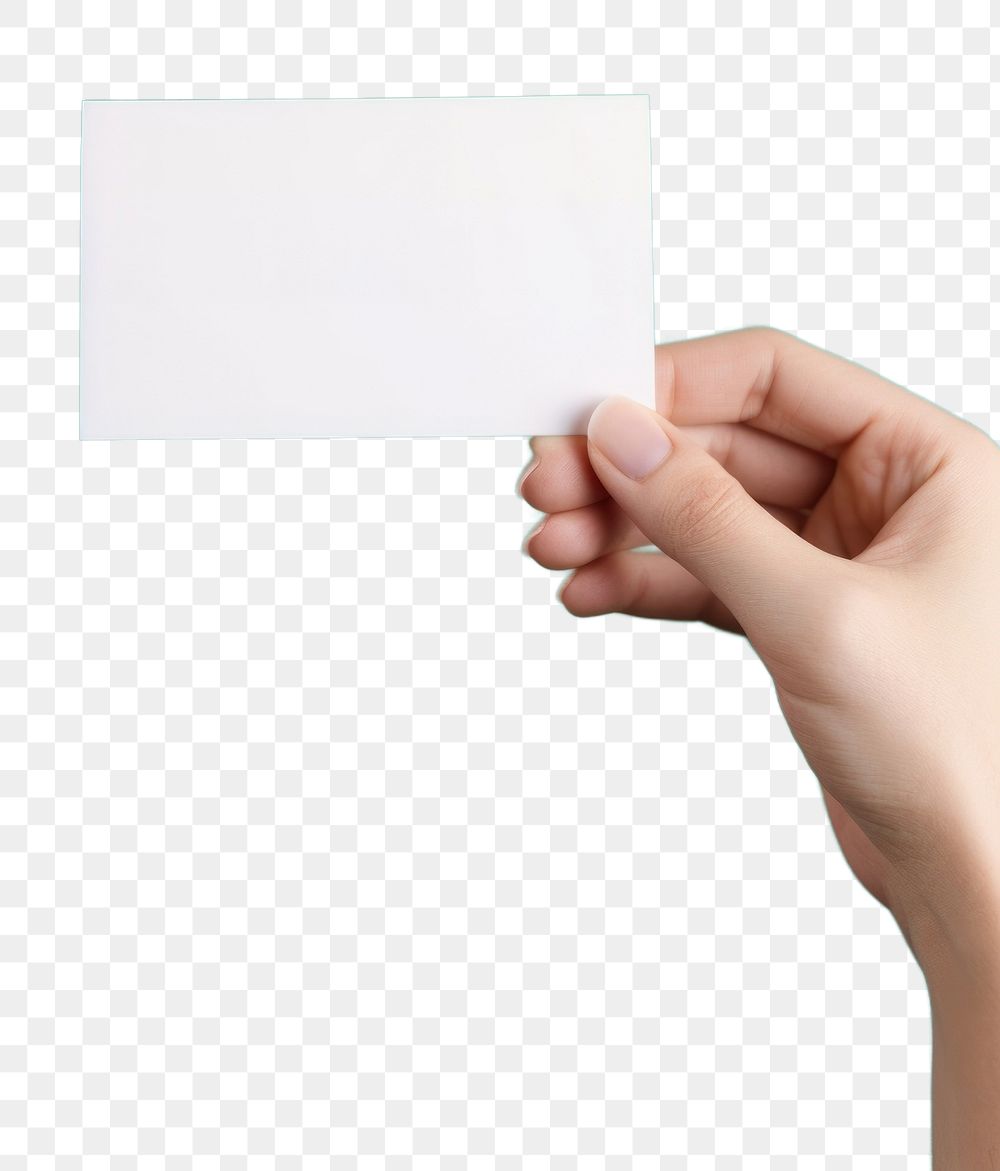 PNG Card hand holding paper. AI generated Image by rawpixel.
