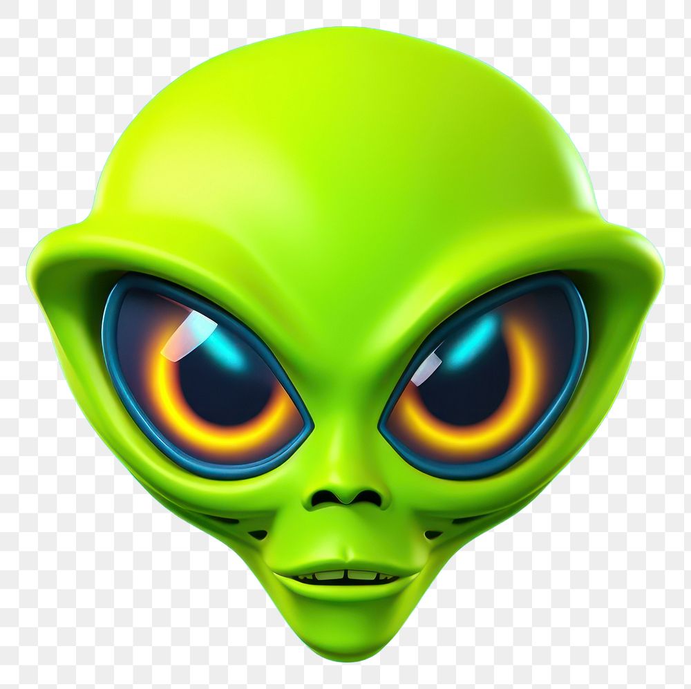 PNG Alien cartoon green representation. AI generated Image by rawpixel.