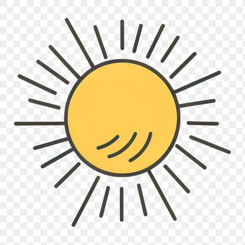 PNG A sun element backgrounds sky emoticon. AI generated Image by rawpixel.