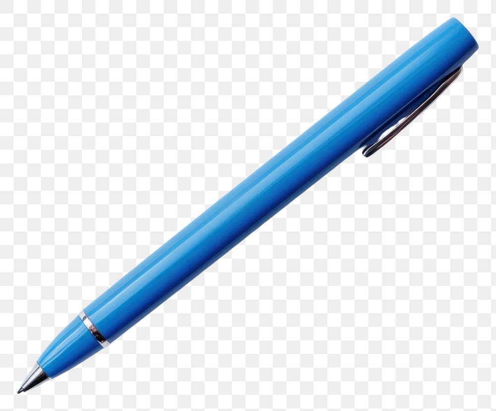PNG  Blue pen cap white background correspondence turquoise. AI generated Image by rawpixel.