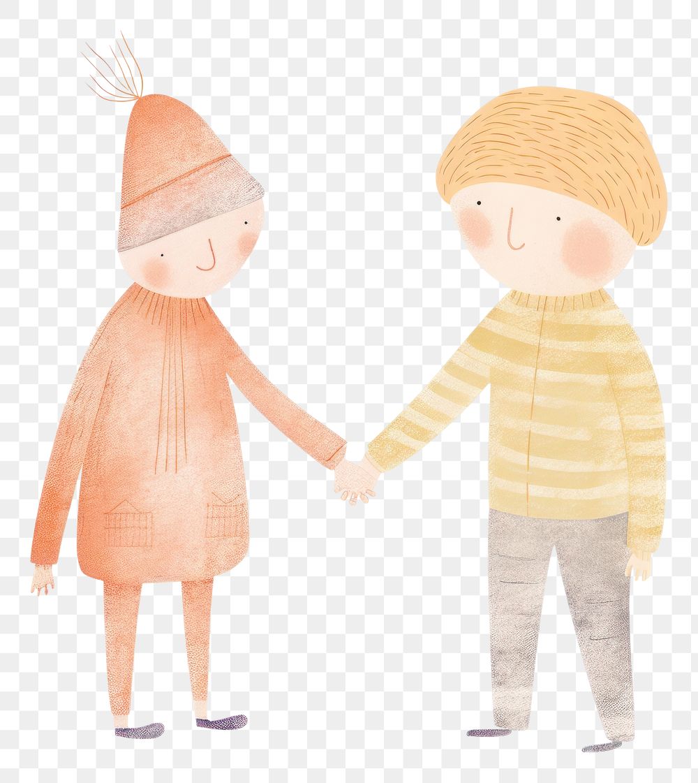 PNG Characters shaking hands doll white background representation. AI generated Image by rawpixel.