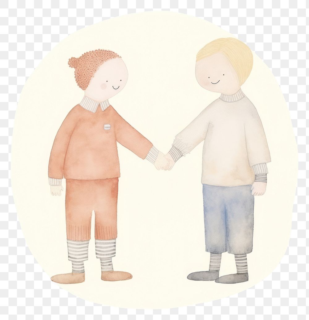 PNG Characters shaking hands art togetherness handshake. AI generated Image by rawpixel.