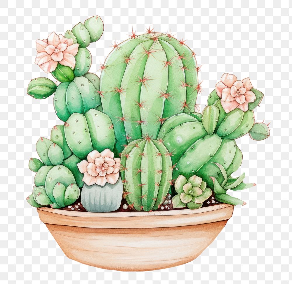 PNG Cactus drawing plant creativity. | Free PNG - rawpixel