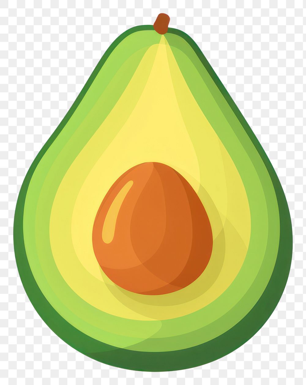 PNG  Avocado plant food white background. AI generated Image by rawpixel.