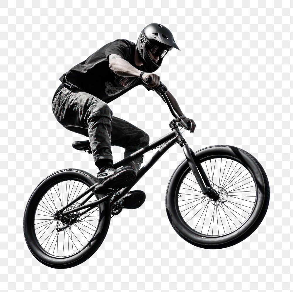 PNG  BMX bicycle vehicle cycling. AI generated Image by rawpixel.