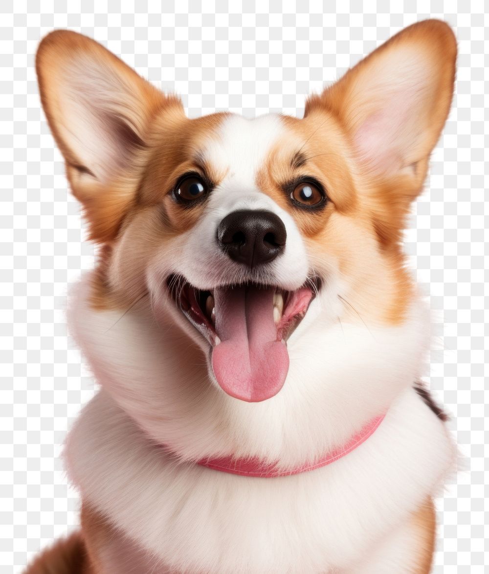 PNG Welsh Corgi dog mammal animal. 