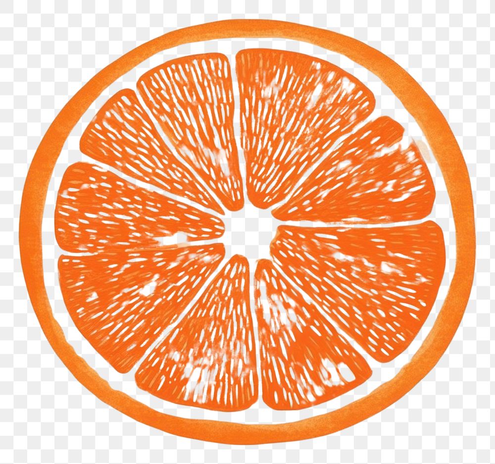 PNG Orange grapefruit shape plant. AI generated Image by rawpixel.
