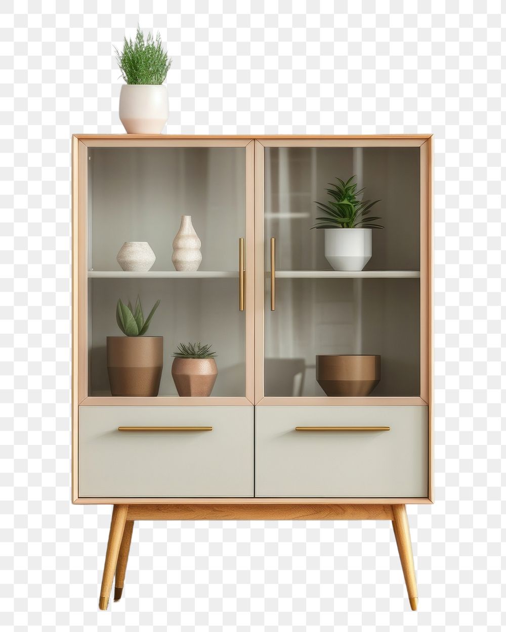 PNG Cabinet clean minimal modern furniture sideboard shelf