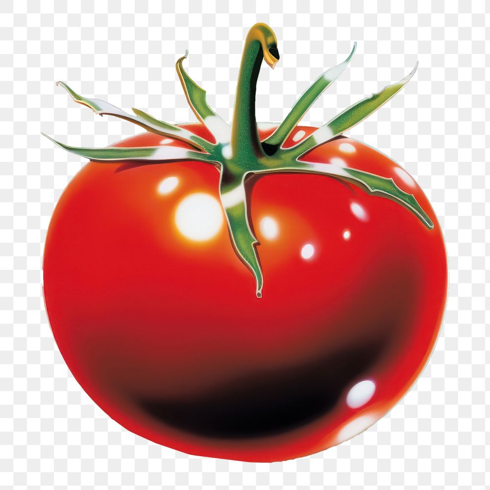 PNG Tomato plant food black background. AI generated Image by rawpixel.