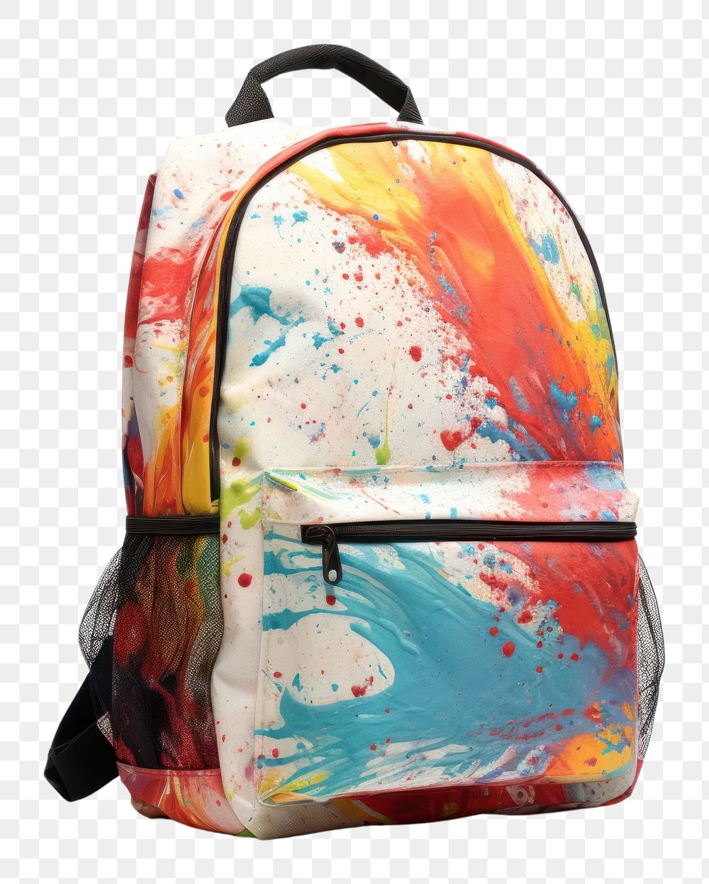 PNG 1 school bag backpack white background creativity. AI generated Image by rawpixel.