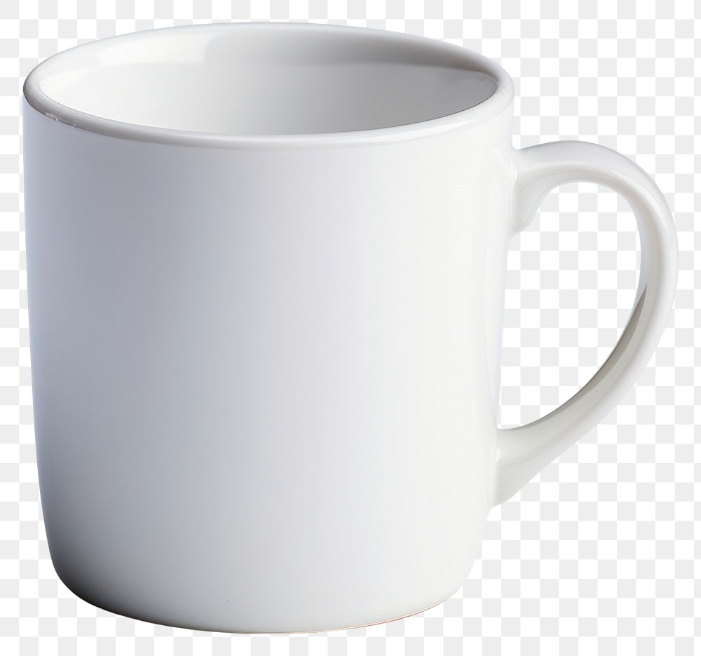 PNG  White ceramic mug porcelain coffee drink. AI generated Image by rawpixel.