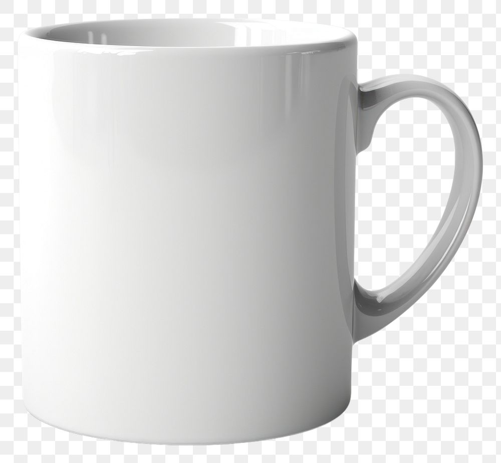 PNG  White ceramic mug porcelain coffee drink. AI generated Image by rawpixel.