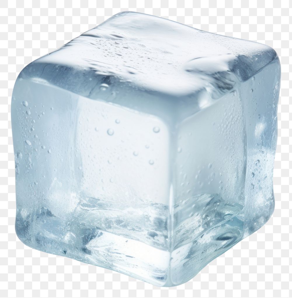 PNG  Ice cube crystal white white background