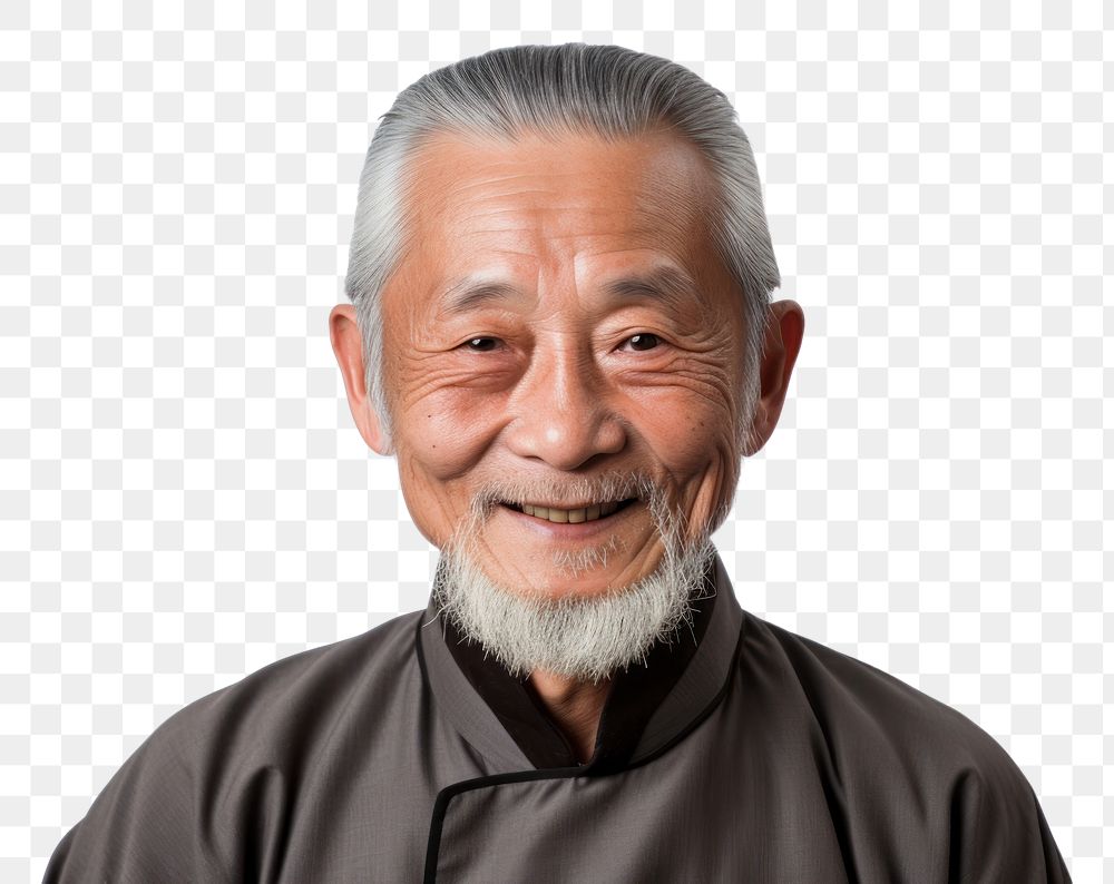 PNG Photograph simple looking chinese man portrait adult smile. AI generated Image by rawpixel.
