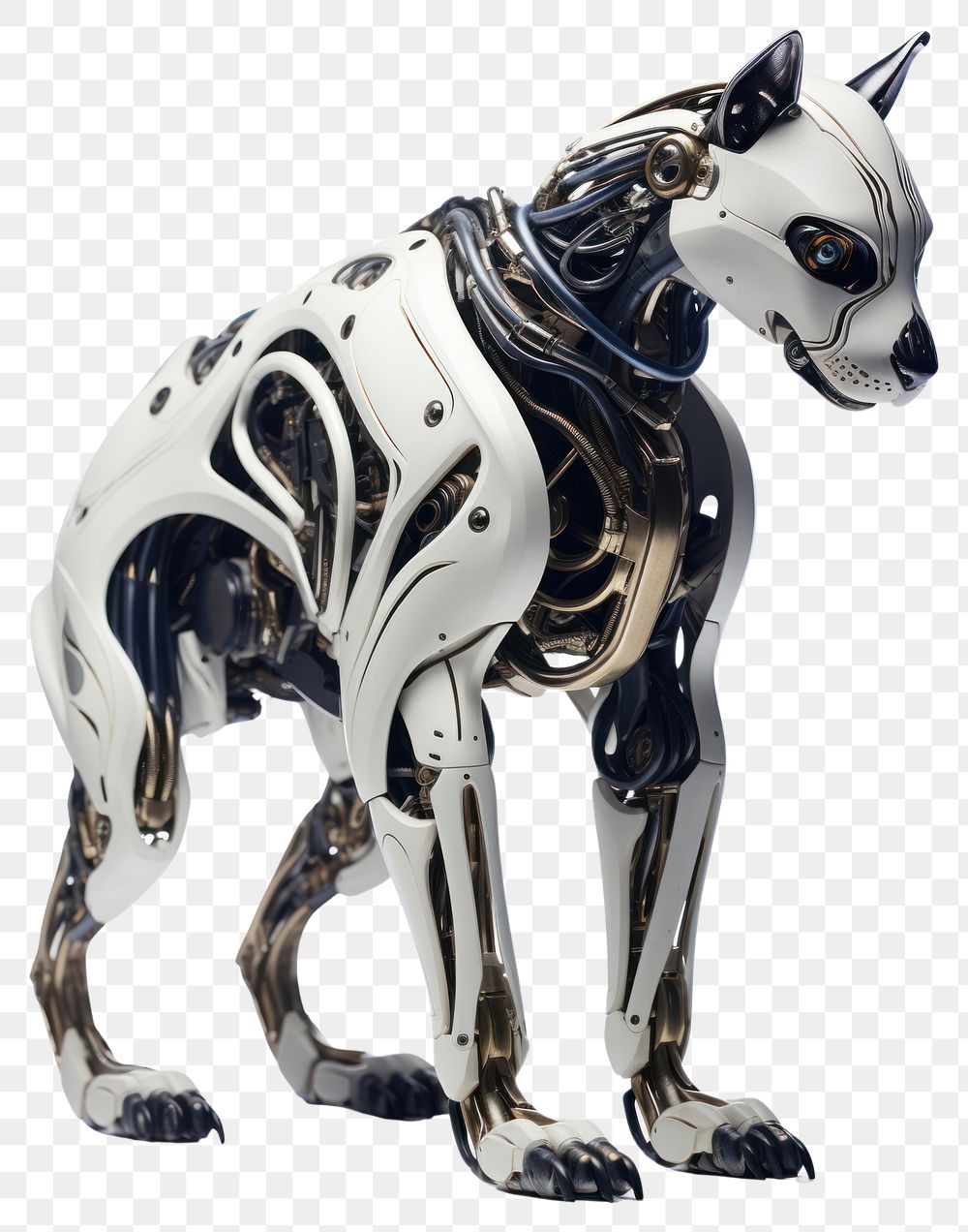 PNG  A robot animal figurine human pet. AI generated Image by rawpixel.
