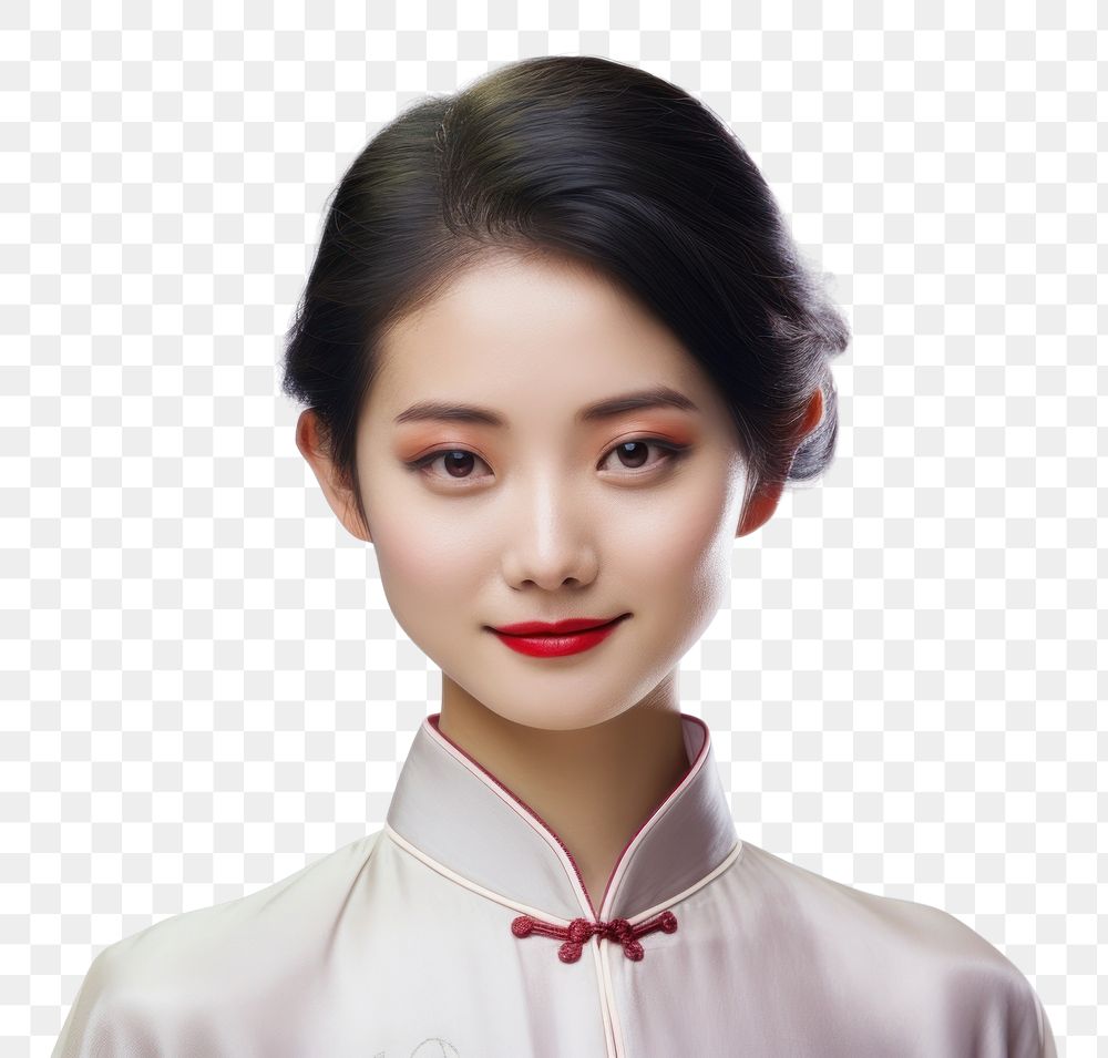 PNG Simple looking chinese woman photograph portrait adult photography. AI generated Image by rawpixel.