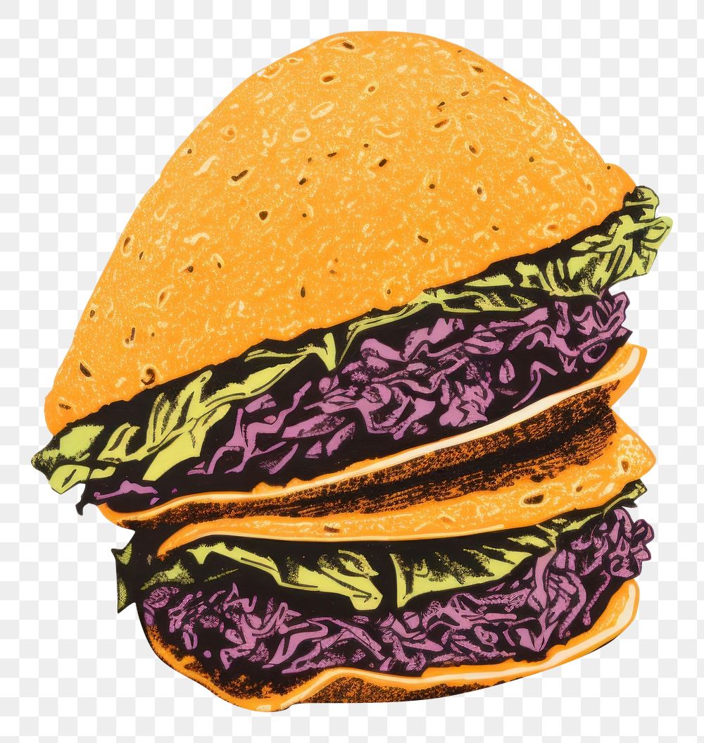 PNG Taco purple bread food. AI generated Image by rawpixel.