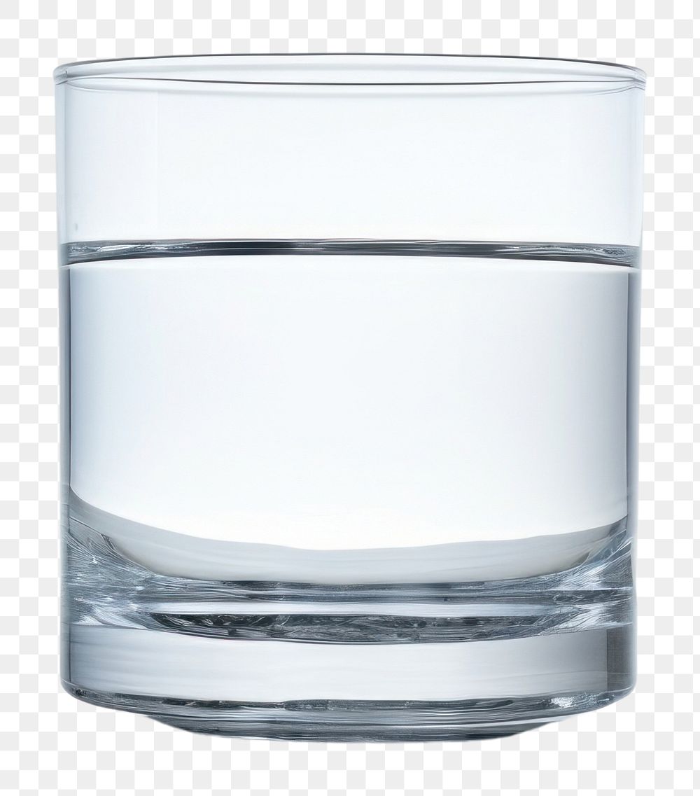 PNG Still water in glass white background transparent refreshment. AI generated Image by rawpixel.