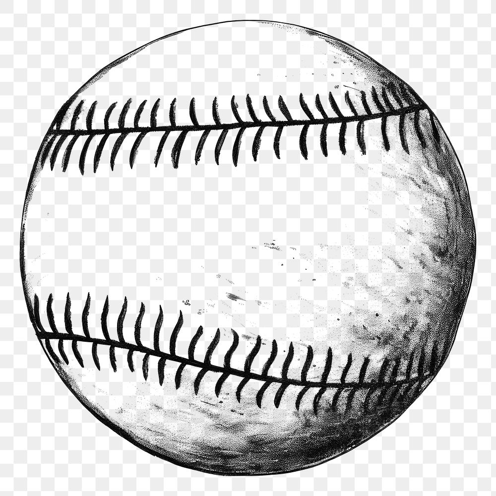 PNG Baseball sphere sports monochrome. AI generated Image by rawpixel.