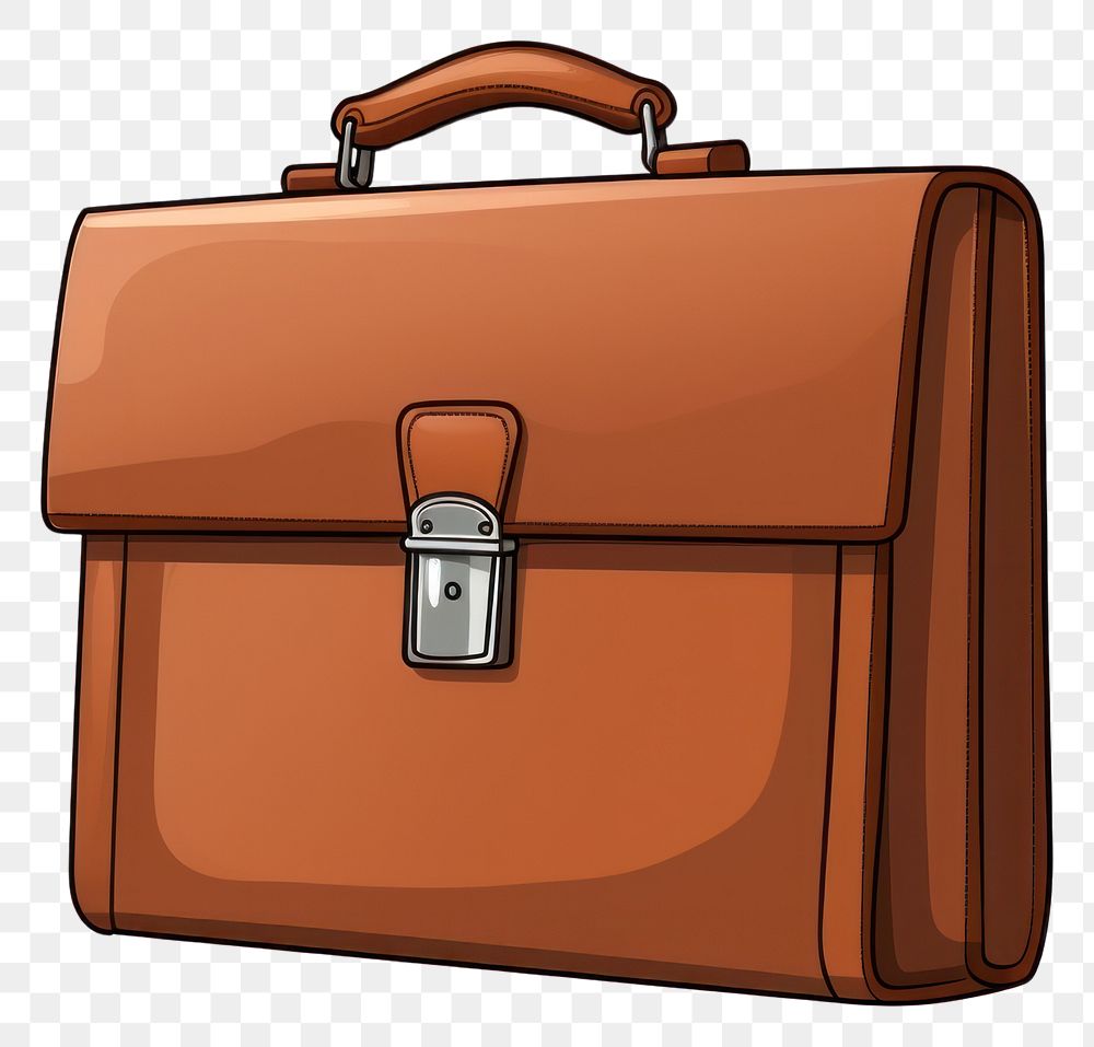 PNG Briefcase suitcase luggage handbag. AI generated Image by rawpixel.